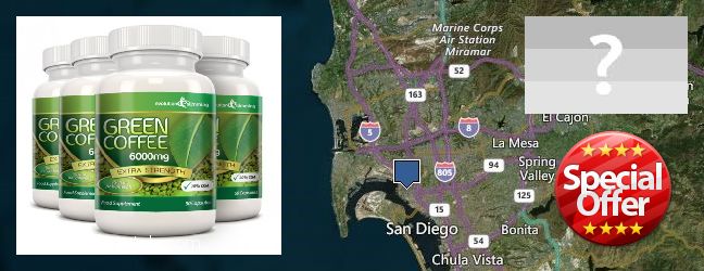 Var kan man köpa Green Coffee Bean Extract nätet San Diego, USA