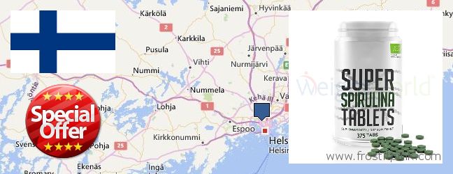 Var kan man köpa Spirulina Powder nätet Helsinki, Finland