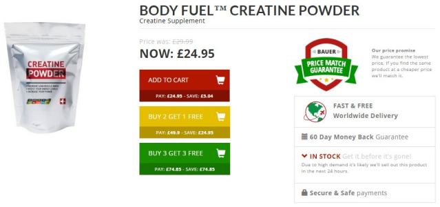 Best Place to Buy Creatine Monohydrate Powder in Czech Republic